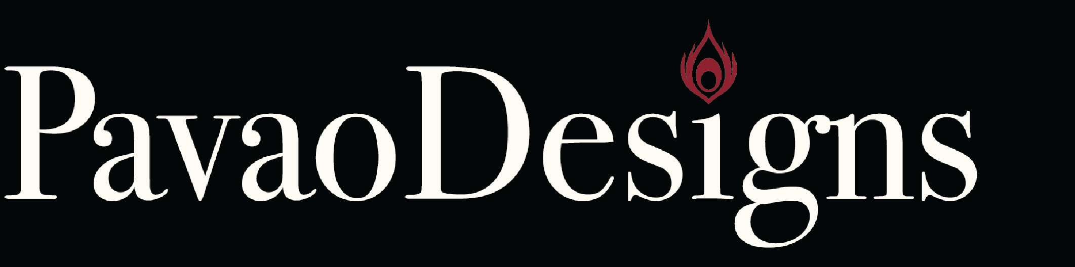 Pavao design logo black